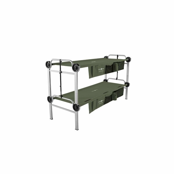 Disc-O-Bed Disc-Bunk with 2 Organizers, OD Green 19803BO/GRX